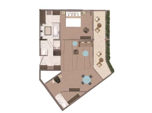 Garden Suite Floor Plan